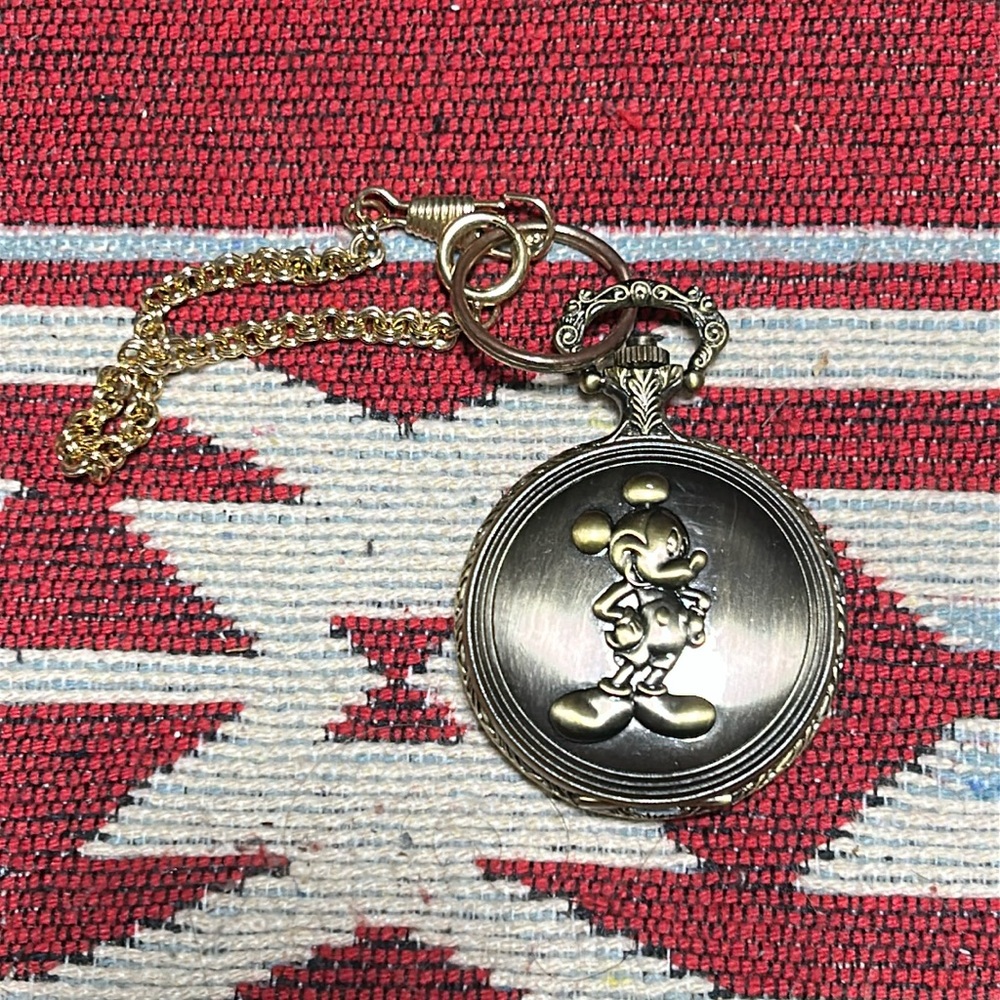 Vintage Disney Mickey Mouse pocket watch